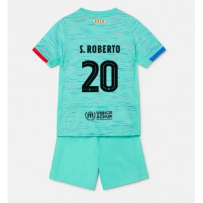 Maillot de foot Barcelona Sergi Roberto #20 Troisième enfant 2023-24 Manches Courte (+ pantalon court)